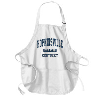 Hopkinsville Kentucky Ky Vintage Athletic Sports Design T Shirt Medium-length Apron | Artistshot