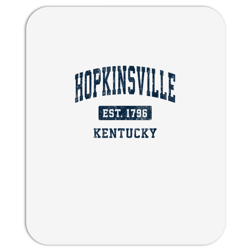 Hopkinsville Kentucky Ky Vintage Athletic Sports Design T Shirt Mousepad | Artistshot