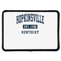 Hopkinsville Kentucky Ky Vintage Athletic Sports Design T Shirt Rectangle Patch | Artistshot