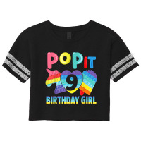 Birthday Girl Pop It 9 Unicorn Girls Boys Pop It Nine 9th T Shirt Copy Scorecard Crop Tee | Artistshot