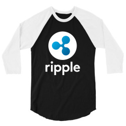 ripple xrp 3/4 Sleeve Shirt | Artistshot