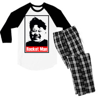 Kim Jong Un Parody Rocket Man Men's 3/4 Sleeve Pajama Set | Artistshot