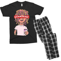 Lil Pump Esskeetit Drinking Men's T-shirt Pajama Set | Artistshot