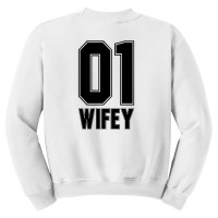 Wifey For Light Youth Sweatshirt | Artistshot