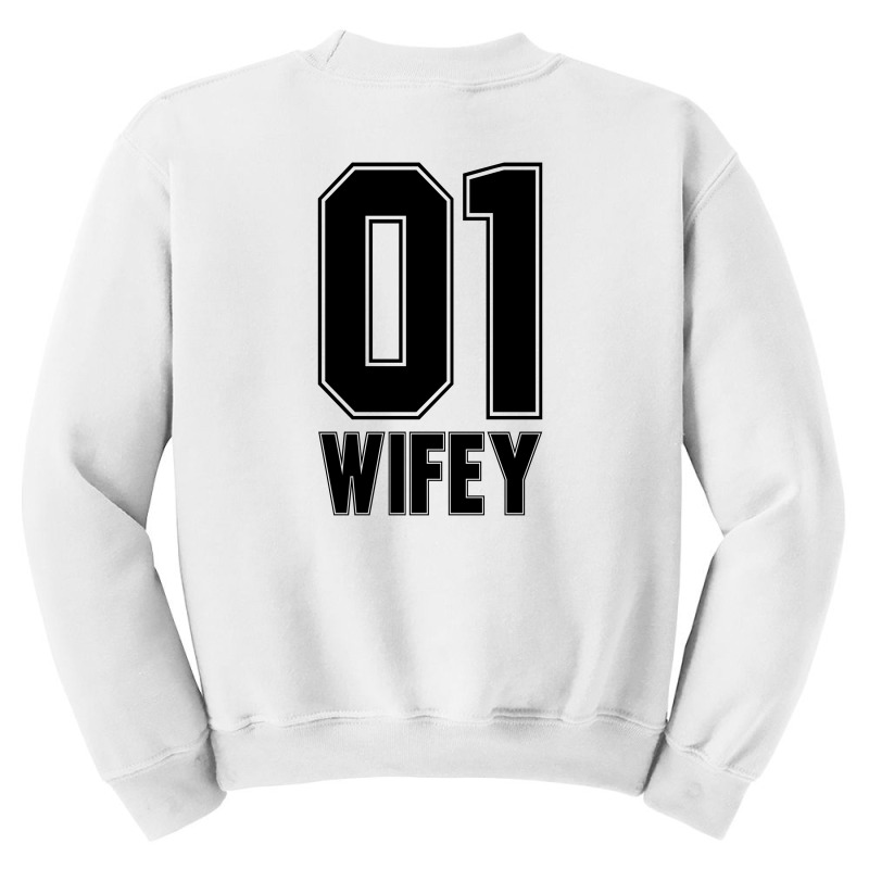 Wifey For Light Youth Sweatshirt by autlu2024 | Artistshot