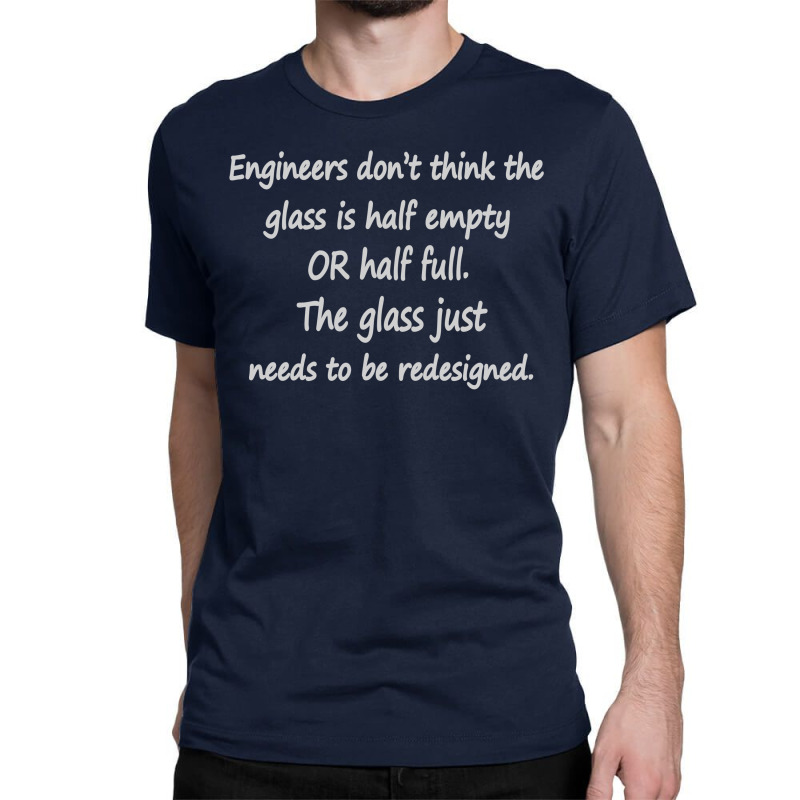 Custom Funny Engineer Geek Classic T-shirt By Mdk Art Artistshot