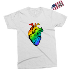 rainbow heart Exclusive T-shirt | Artistshot