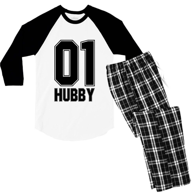 Hubby For Light Men's 3/4 Sleeve Pajama Set | Artistshot