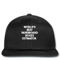 World's Best Paperboard Boxes Estimator T Shirt Printed Hat | Artistshot