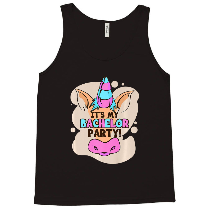 It's My Bachelor Party Unicorn Ring Marriage Relationship Premium T Sh Tank Top by Kevin_VandenBerge | Artistshot