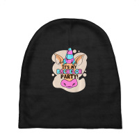 It's My Bachelor Party Unicorn Ring Marriage Relationship Premium T Sh Baby Beanies | Artistshot