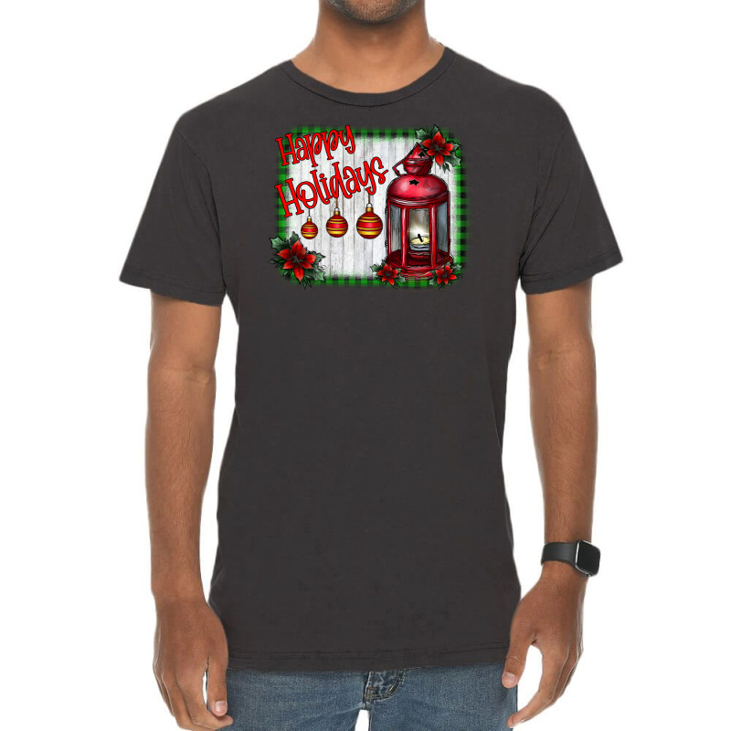 Happy Holidays Vintage T-shirt | Artistshot
