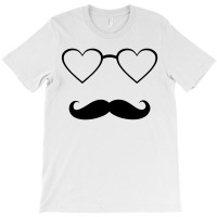 Hipster Valentine's Day (black) T-shirt | Artistshot