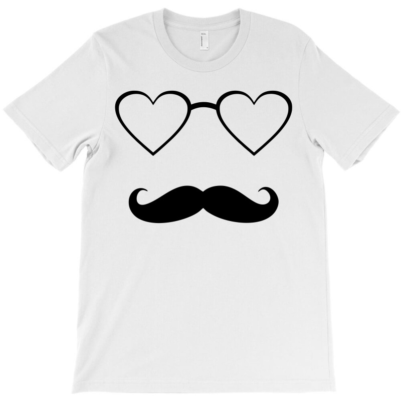 Hipster Valentine's Day (black) T-shirt | Artistshot