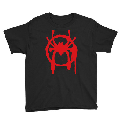 Into The Spider - Verse Youth Tee Designed By Meza Design