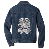 Turtle And Filigree Reptile Shell Seawater Salt Glands Swim T Shirt Men Denim Jacket | Artistshot