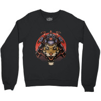 Tiger Samurai Crewneck Sweatshirt | Artistshot