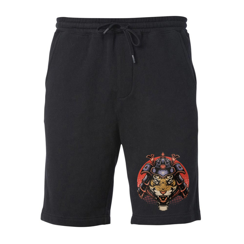 Tiger Samurai Fleece Short | Artistshot