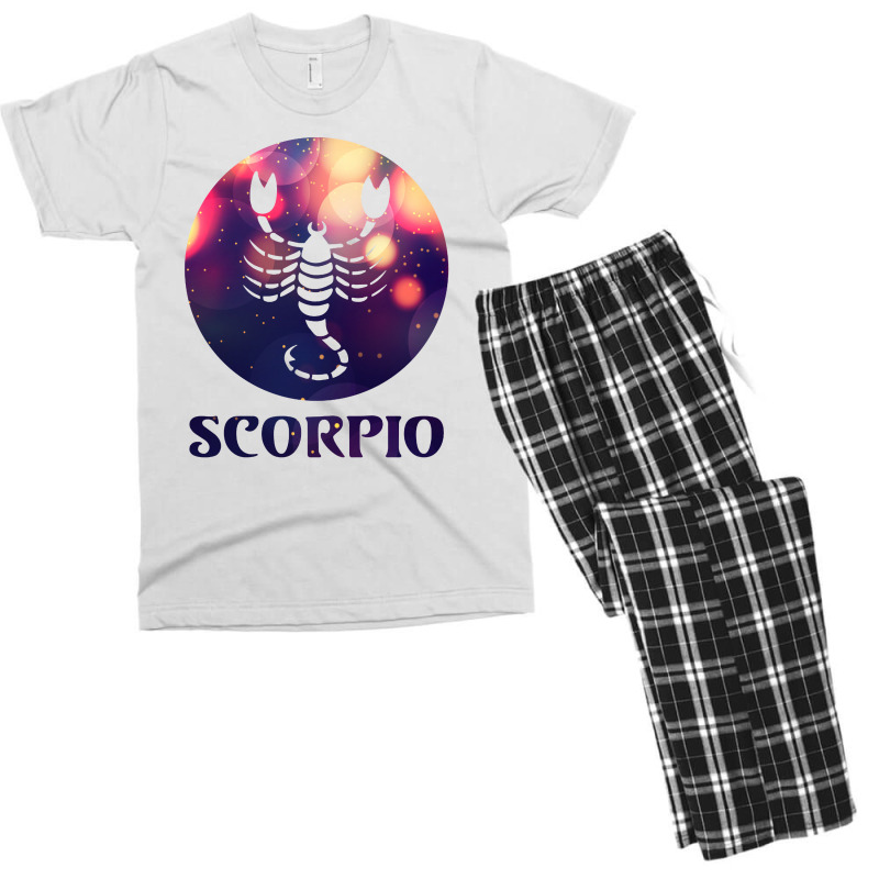Scorpio Astrological Sign Men's T-shirt Pajama Set | Artistshot