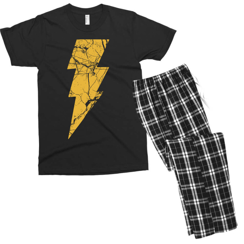 Shazam Brick Wall Style Art Men's T-shirt Pajama Set | Artistshot