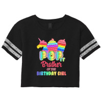 Pop It Brother Of The Birthday Girl Fidget Family Matching T Shirt Scorecard Crop Tee | Artistshot