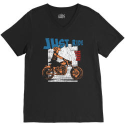 close your eyes and ride V-Neck Tee | Artistshot