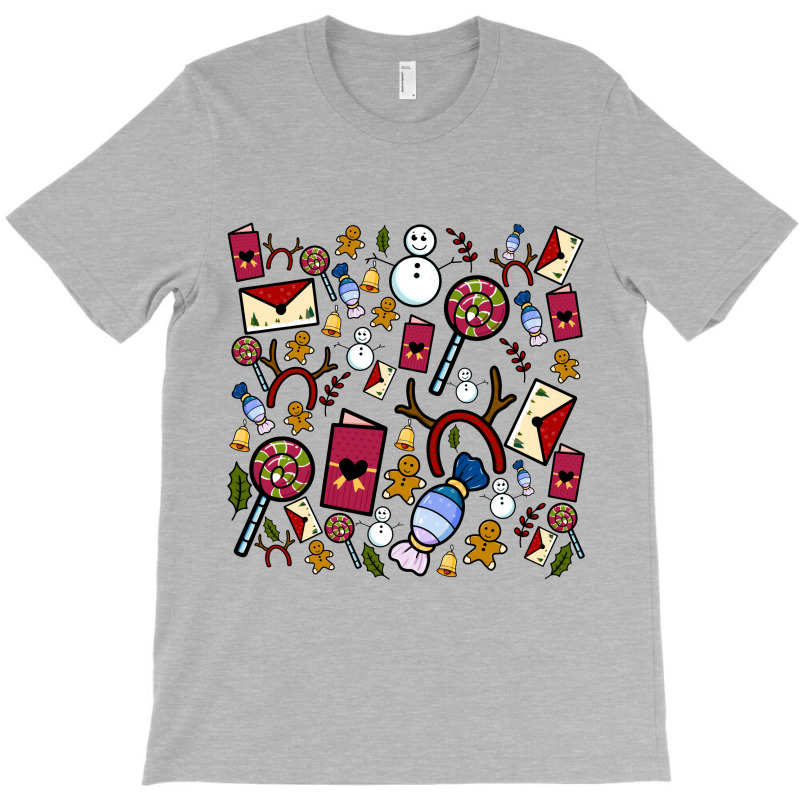 Christmas Santa Claus Pattern T-shirt | Artistshot