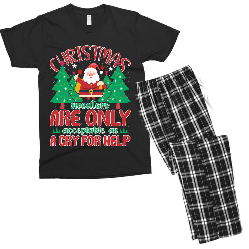 Merry Christmas Men's T-shirt Pajama Set | Artistshot