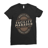 Facility Manager Funny Job Title Occupation Profession Ladies Fitted T-shirt | Artistshot