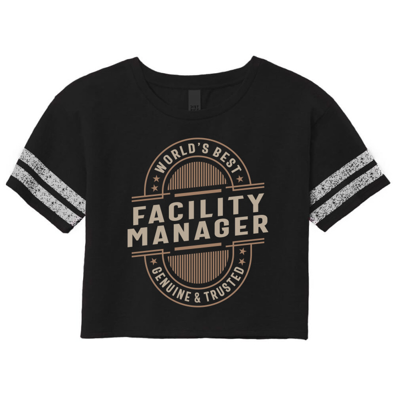 Facility Manager Funny Job Title Occupation Profession Scorecard Crop Tee by cidolopez | Artistshot