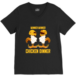 Winner Chicken Dinner V-Neck Tee | Artistshot