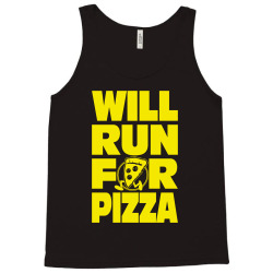 Will Run for Pizza Tank Top | Artistshot