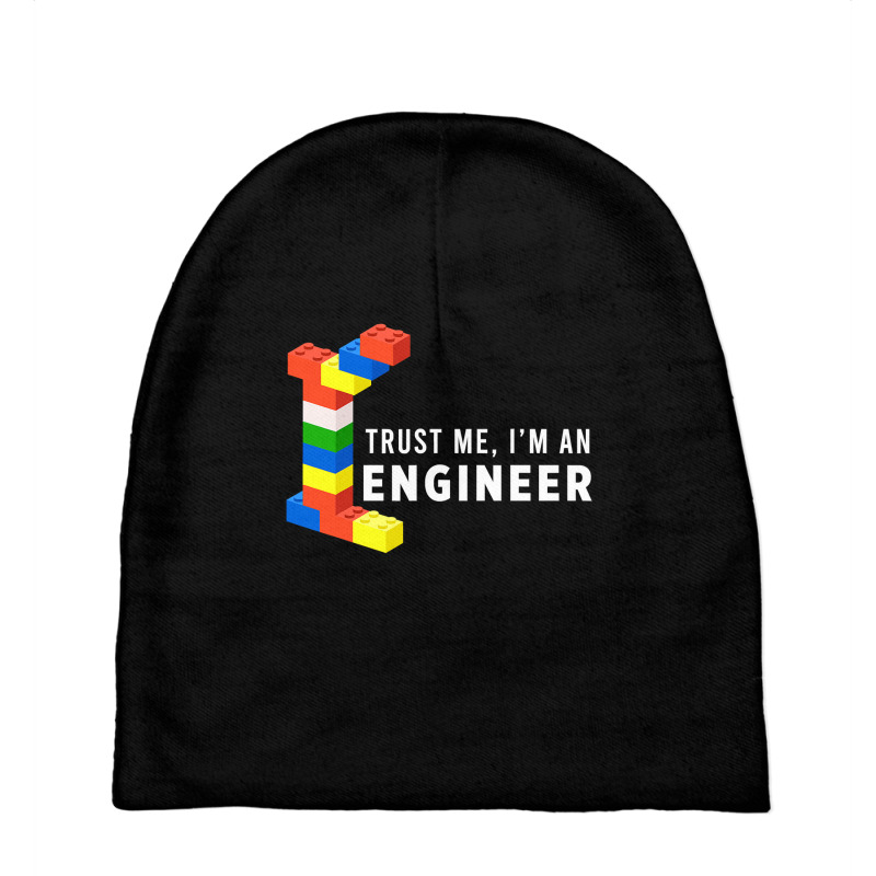 Funny Building Blocks Master Builder Engineer Construction T Shirt Baby Beanies | Artistshot