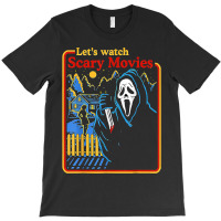 Screaming Ghostface Scream Watch Scary Movies Halloween T-shirt | Artistshot