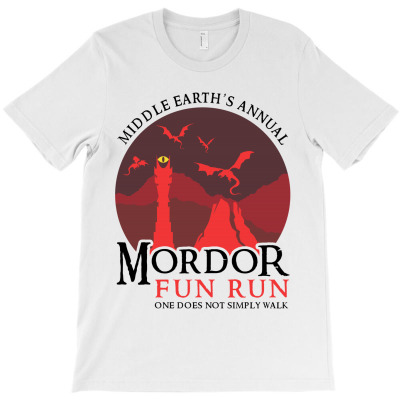 Mordor Fun Run T-shirt Designed By Toweroflandrose