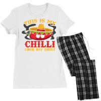 Chili Cook Off Gifts   Chili Cook Off, Chili Cook Off T Shirt Women's Pajamas Set | Artistshot