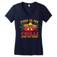 Chili Cook Off Gifts   Chili Cook Off, Chili Cook Off T Shirt Women's V-neck T-shirt | Artistshot