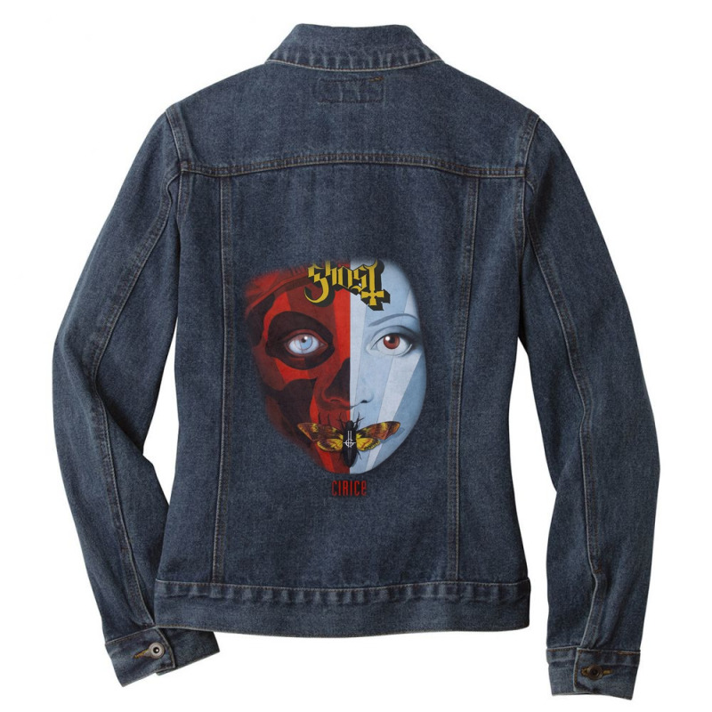 Ghost Ladies Denim Jacket by juwitesepos | Artistshot