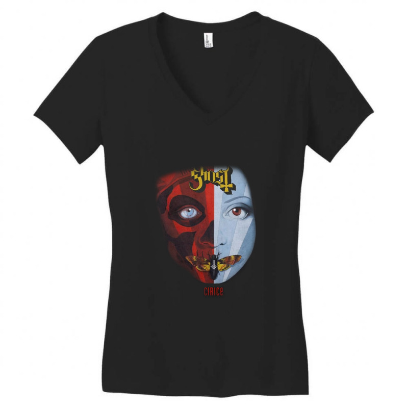 Ghost Women's V-Neck T-Shirt by juwitesepos | Artistshot