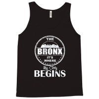 Retro Vintage The Bronx Where My Story Begins Funny Bronx Premium T Sh Tank Top | Artistshot