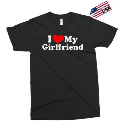 i love my girlfriend Exclusive T-shirt | Artistshot