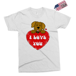 valentine's day dog Exclusive T-shirt | Artistshot
