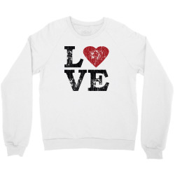 valentines day love with heart Crewneck Sweatshirt | Artistshot