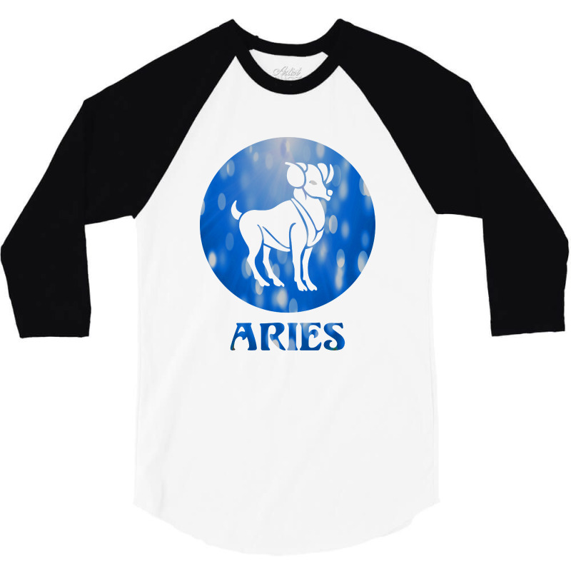 Aries Astrological Sign 3/4 Sleeve Shirt | Artistshot
