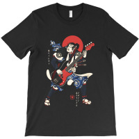 Bassist Samurai T-shirt | Artistshot