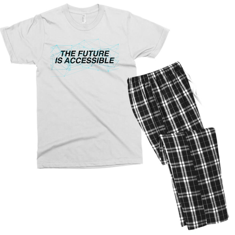 The Future Is Accessible For Light Men's T-shirt Pajama Set | Artistshot