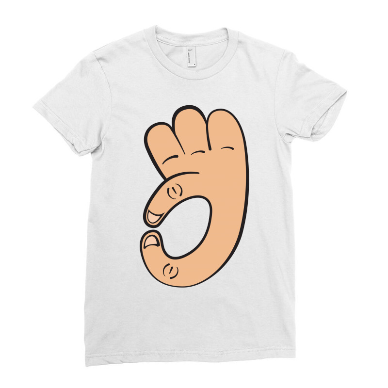 Hand Ladies Fitted T-Shirt by nrb | Artistshot