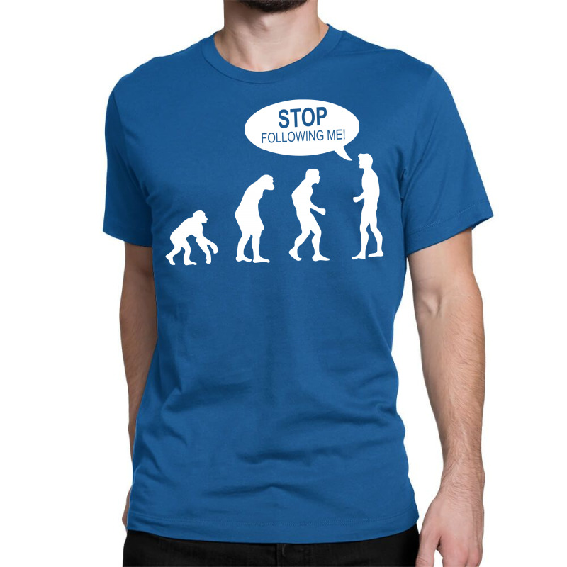Custom Banksy Funny Human Evolution Indie Classic T-shirt By Mdk Art -  Artistshot