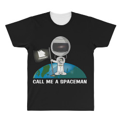 Call Me a Spaceman All Over Men's T-shirt | Artistshot