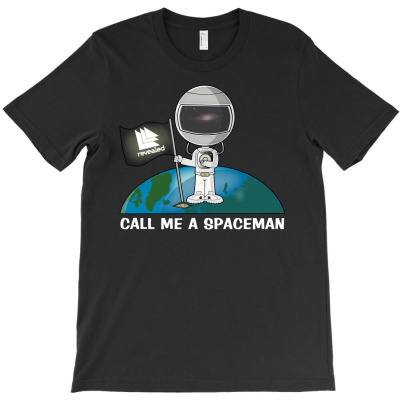 Call Me A Spaceman T-shirt Designed By Lian Alkein